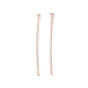 Латунные шпильки с плоской головкой KK-WH0058-03B-RG-1