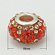 Cmолы Rhinestone Европейский бисером GPDL-C004-11S-1