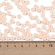 Непрозрачные цвета блестящие стеклянные бусины SEED-P008-01C-14-4