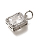 Латунные микро проложить кубического циркония подвески KK-U055-01P-03-2