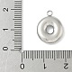 Подвески с инициалами из нержавеющей стали 304 STAS-S186-12O-P-3