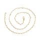 Женское колье из латуни figaro NJEW-P265-02B-G-3