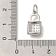 Латунные микро проложить кубического циркония подвески KK-Q001-15P-3