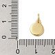 Настоящие 18-каратные позолоченные латунные эмалевые подвески KK-L216-001G-D02-3