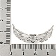 Латунные микро проложить кубический цирконий подвеска KK-Q812-02E-3