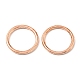 Сплав закрыт кольца прыжок KK-WH0052-05B-RG-2