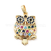 Латунные микро проложить кубического циркония подвески KK-H433-22G