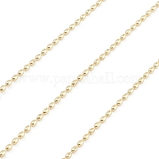 Латунные овальные шариковые цепочки CHC-M025-60G