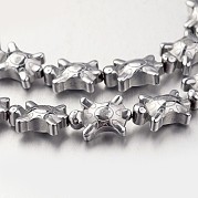 Гальванизировать немагнитных синтетический гематит нитей бисера G-F300-52A-01