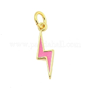 Подвески из латуни с эмалью в стойку KK-U021-16E-G