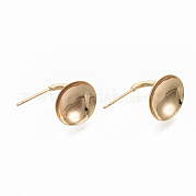 Латунь сеттинги серьга KK-T051-44G-NF