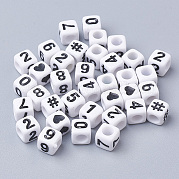Акриловые бусины MACR-T009-09