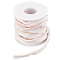 10 Yards Velvet Ribbons, for Party Garment Accessories, with Spools, Misty Rose, 3/8 inch(10mm)