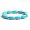Turquoise Bracelet with Elastic Rope Bracelet, Male and Female Lovers Best Friend, Bead: 6mm
