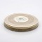 Polyester Velvet Ribbon for Gift Packing and Festival Decoration, Tan, 3/8 inch(10mm), about 50yards/roll(45.72m/roll)