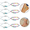12Pcs 3 Styles Alloy Tortoise & & Resin Shell & Starfish Beaded Anklets Set, CCB Pearl Charms Ocean Theme Anklet for Women, Mixed Color, 8-3/4 inch(22.2cm), 4Pcs/style