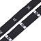 Clothing Size Labels(34), Garment Accessories, Size Tags, Black, 12.5mm, about 10000pcs/bag