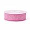 Polyester Ribbons, Flamingo, 1-1/2 inch(38mm), about 100yards/roll(91.44m/roll)