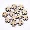 Natural Wooden Beads, Cross, Tan, 12.5x12.5x4.5mm, Hole: 1.8mm