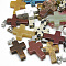 Natural & Synthetic Mixed Stone Pendants, with Stainless Steel Snap On Bails, Cross, 29~30x18~19x5~6mm, Hole: 6x4mm