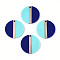 Opaque Resin & Wood Pendants, Flat Round, Two Tone, Midnight Blue, 28.1x3.8mm, Hole: 2mm