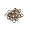 Metal Open Jump Rings, Round, Antique Bronze, 20x2mm