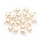 Brass Charms, Star, Nickel Free, Real 18K Gold Plated, 10x7x2mm, Hole: 1.4mm