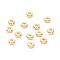 202 Stainless Steel Beads, Disc/Flat Round, Real 18K Gold Plated, 5x2mm, Hole: 1.5mm