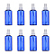 200ml Refillable PET Plastic Spray Bottles, Empty Pump Bottles for Liquid, Blue, 5.3x15.7cm, Capacity: 200ml(6.76 fl. oz)
