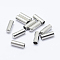 Tarnish Resistant 304 Stainless Steel Cord End Caps, Column, Stainless Steel Color, 7x2.5mm, Inner Diameter: 2mm