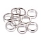 Tarnish Resistant 304 Stainless Steel Split Key Rings, Keychain Clasp Findings, Stainless Steel Color, 25x2.6mm, 20.5mm inner measure