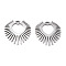 Non-Tarnish 201 Stainless Steel Pendants, Laser Cut, Heart, Stainless Steel Color, 15.5x14.5x1mm, Hole: 1mm