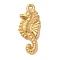 Ion Plating(IP) 304 Stainless Steel Pendants, Sea House Charm, Real 18K Gold Plated, 29x12.5x4.5mm, Hole: 1.6mm