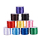PandaHall 10 Color 1.5mm Rattail Satin Nylon Trim Silk Cord for Friendship Bracelet Braided Necklace, Chinese Knot, Macramé, Trim, Jewelry Making, about 137 yards totally