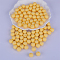 Round Silicone Focal Beads, Moccasin, 15mm, Hole: 2mm