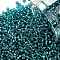 TOHO Round Seed Beads, Japanese Seed Beads, (23BDA) Green Aqua Silver Lined, 11/0, 2.2mm, Hole: 0.8mm, about 1110pcs/bottle, 10g/bottle