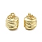 Brass Pendants, Column Charms, Rack Plating, Lead Free & Cadmium Free, Long-Lasting Plated, with Jump Ring, Real 18K Gold Plated, 13.5x10.5mm, Hole: 3.4mm