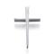 Tarnish Resistant 304 Stainless Steel Pendants, Cross, Stainless Steel Color, 18x12x3mm, Hole: 1.5mm