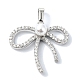 Подвески из кубического циркония с покрытием из латуни KK-M282-24P-1