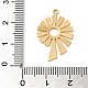 Латуни кулон KK-O100-18G-03-3