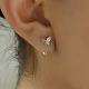 Серьги с подвесками из платиновой латуни OJ3480-1-2