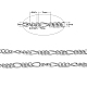 Цепочки Figaro с металлическим покрытием из платины X-CHSM005Y-N-3