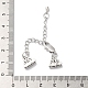 Латунный удлинитель цепи из циркония KK-G503-02P-3