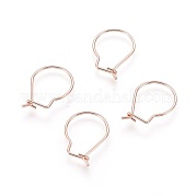 Фурнитура для сережек-колец из нержавеющей стали 304 STAS-H436-02RG