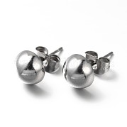 Серьги-гвоздики из нержавеющей стали марки 304 STAS-M166-03-P