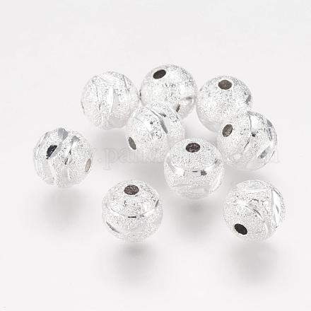 Латунные текстурированные бусины PALLOY-G018-S-1