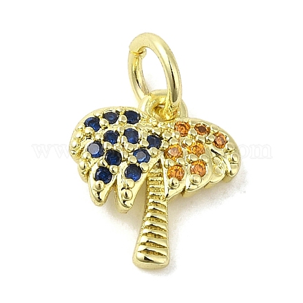 Латунные микро проложить кубического циркония подвески KK-M283-14B-02-1