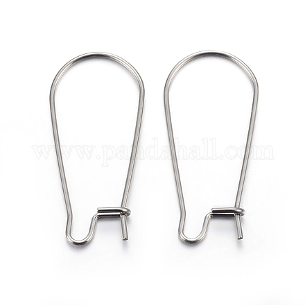 Фурнитура для сережек-колец из нержавеющей стали 304 STAS-P223-01P-02-1