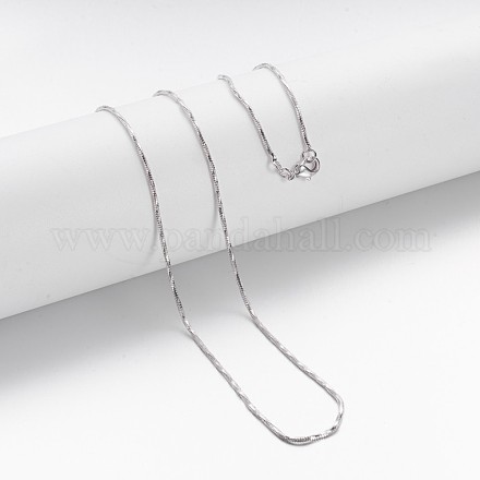 Латунь цепи ожерелья MAK-F013-03P-1