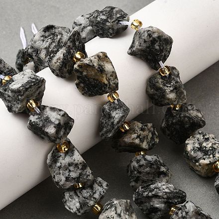 Необработанные грубые натуральные нити из кунжутной яшмы/яшмы киви G-Z087-A07-1